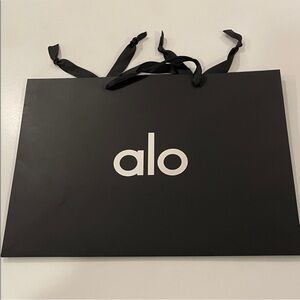 NEW Alo Black Shopping Bag